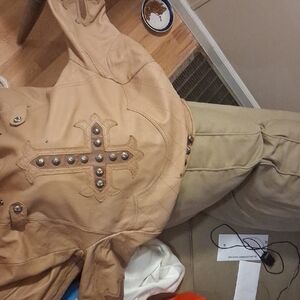 Affliction Limited Edition Tan Jacket